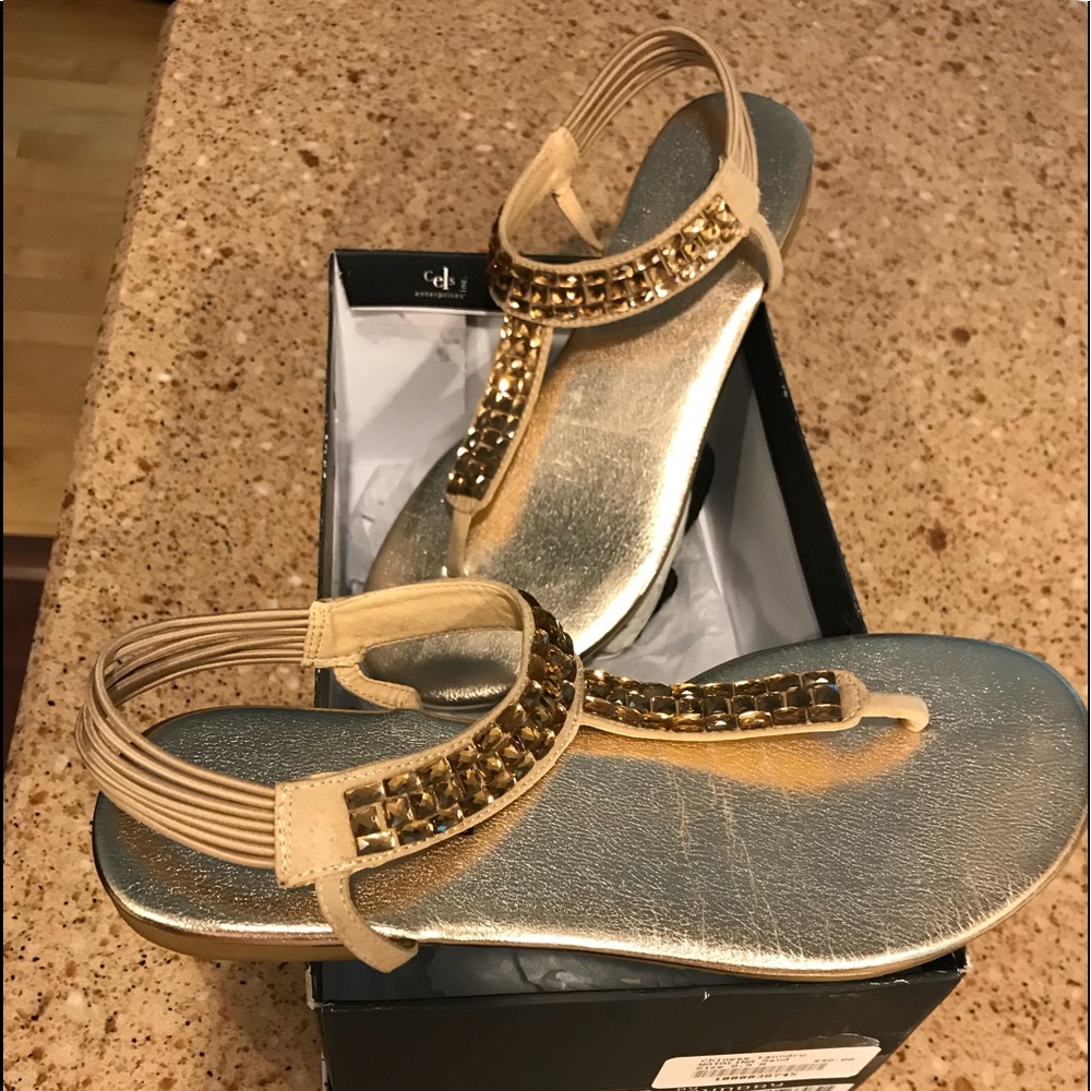 Sparkly sandals!
